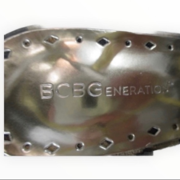 BCBGENERATION Leopard Strap Heels Sz 8 - Picture 5 of 6